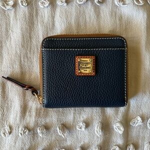Dooney & Bourke Navy Blue Leather Wallet